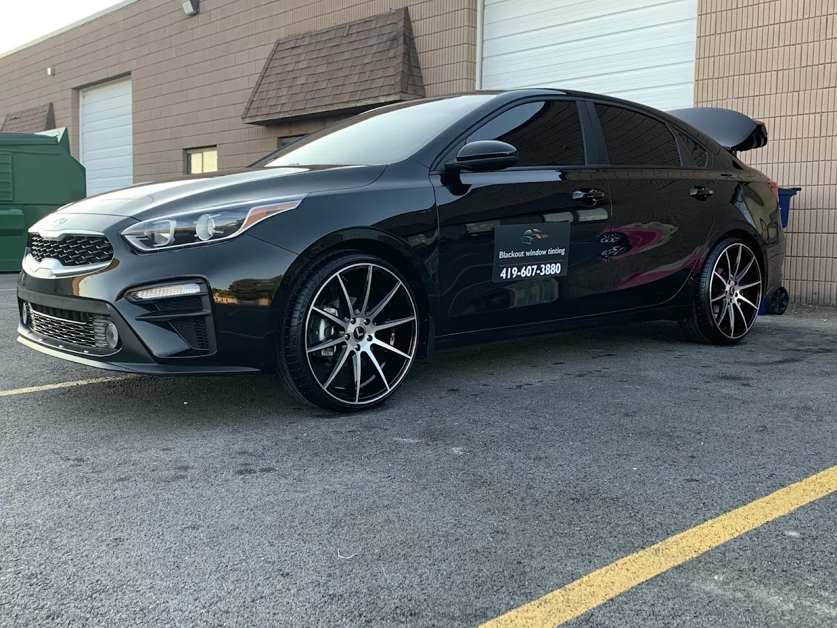 Blackout window tinting